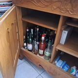 Solid wood TV stand