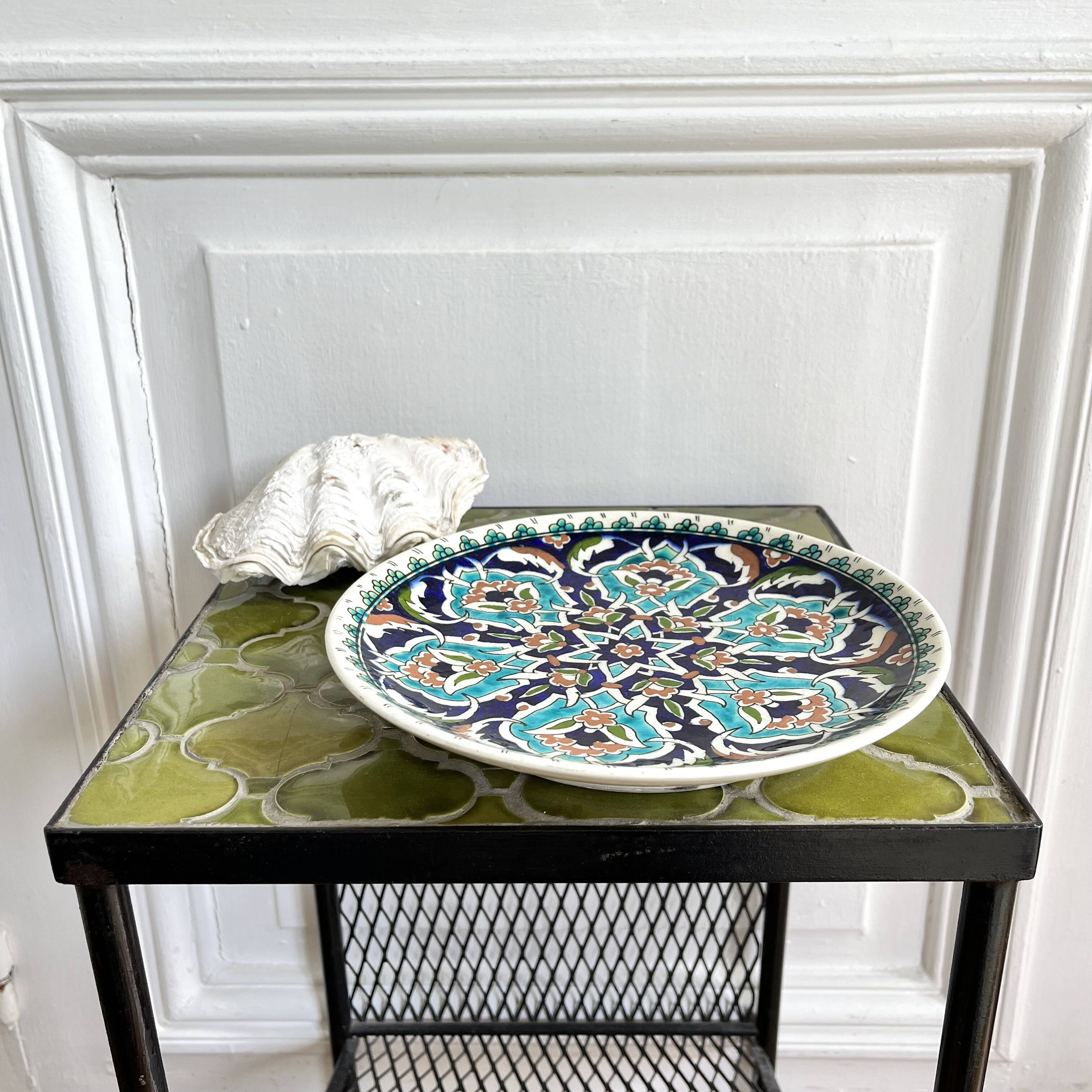 Antique ceramic plate from Türkiye