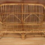 Rattan bench