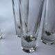 4 vintage Bullett glasses Carlo Moretti, Italy 1980