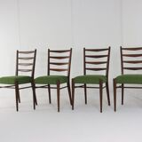 Set van 4 Pastoe ST09 teak stoelen 'Bilderdijk'