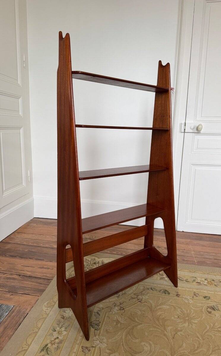 1950s Pierre Cruège Mahogany Bookcase - 20th Century
