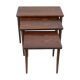 Scandinavian gigognes tables in rio rosewood, vintage
