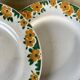 Set of 6 vintage buttercup model plates from Sarreguemines