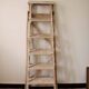 Old wooden painter's step ladder