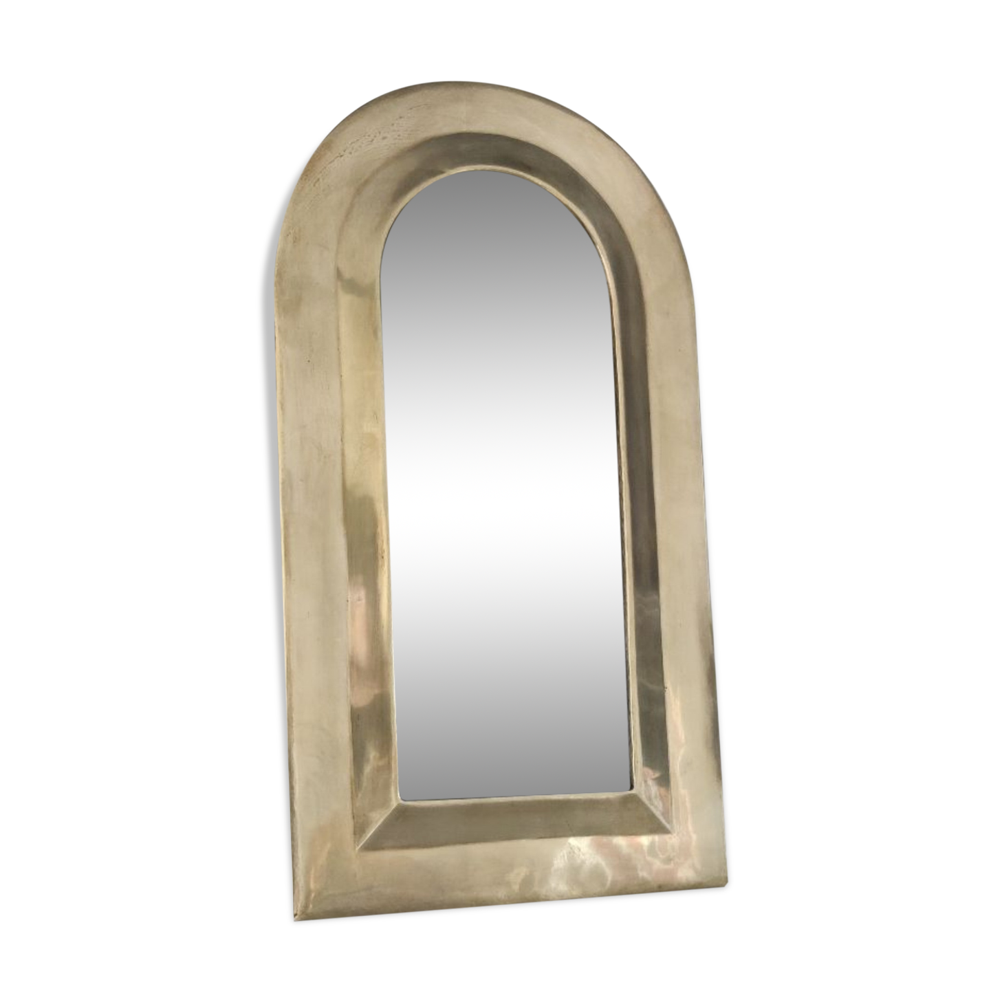 Brass mirror