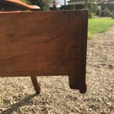 Louis XV-style mahogany desk