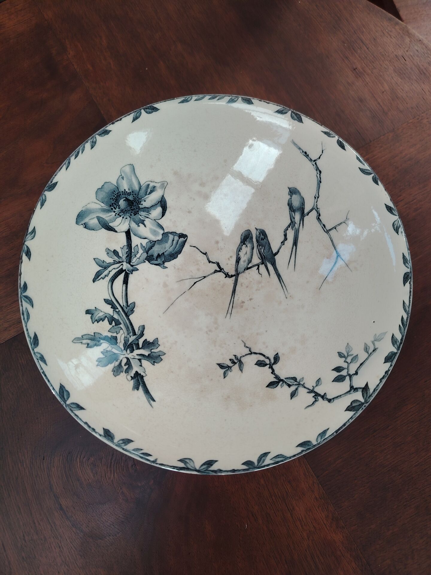 Footed bowl "compotier" in earthenware Choisy-le-Roi HB&Cie Oxford