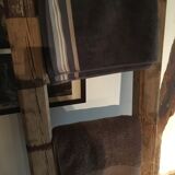 Raw wood farm ladder