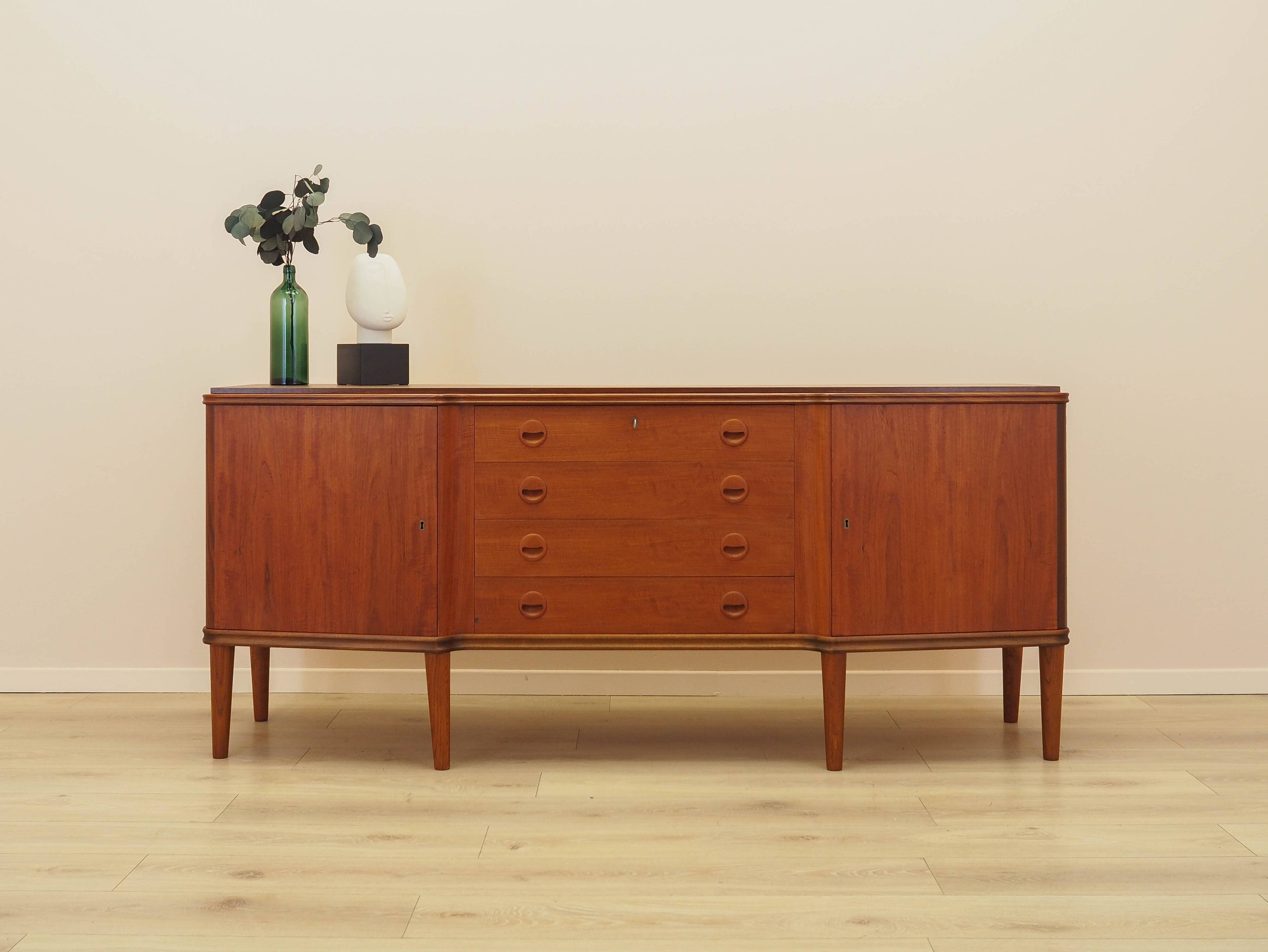 Teak sideboard, Danish design, 1960s, made in Denmark