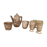 Coffee service in sandstone