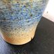 Blue-brown ceramic vase