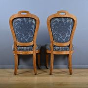 Paire de chaises en chêne, style Louis-Philippe, milieu XXème