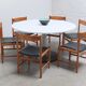 Round pedestal dining table by Alfred Hendrickx for Belform, 1960s