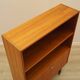 Danish teak-veneered bookcase with a bar and adjustable shelves, 1970s.