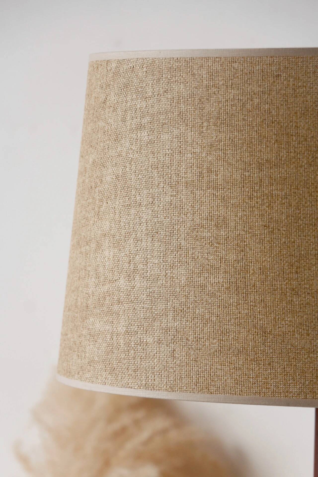 Vintage teak floor lamp from the 60s – renovated & chic design