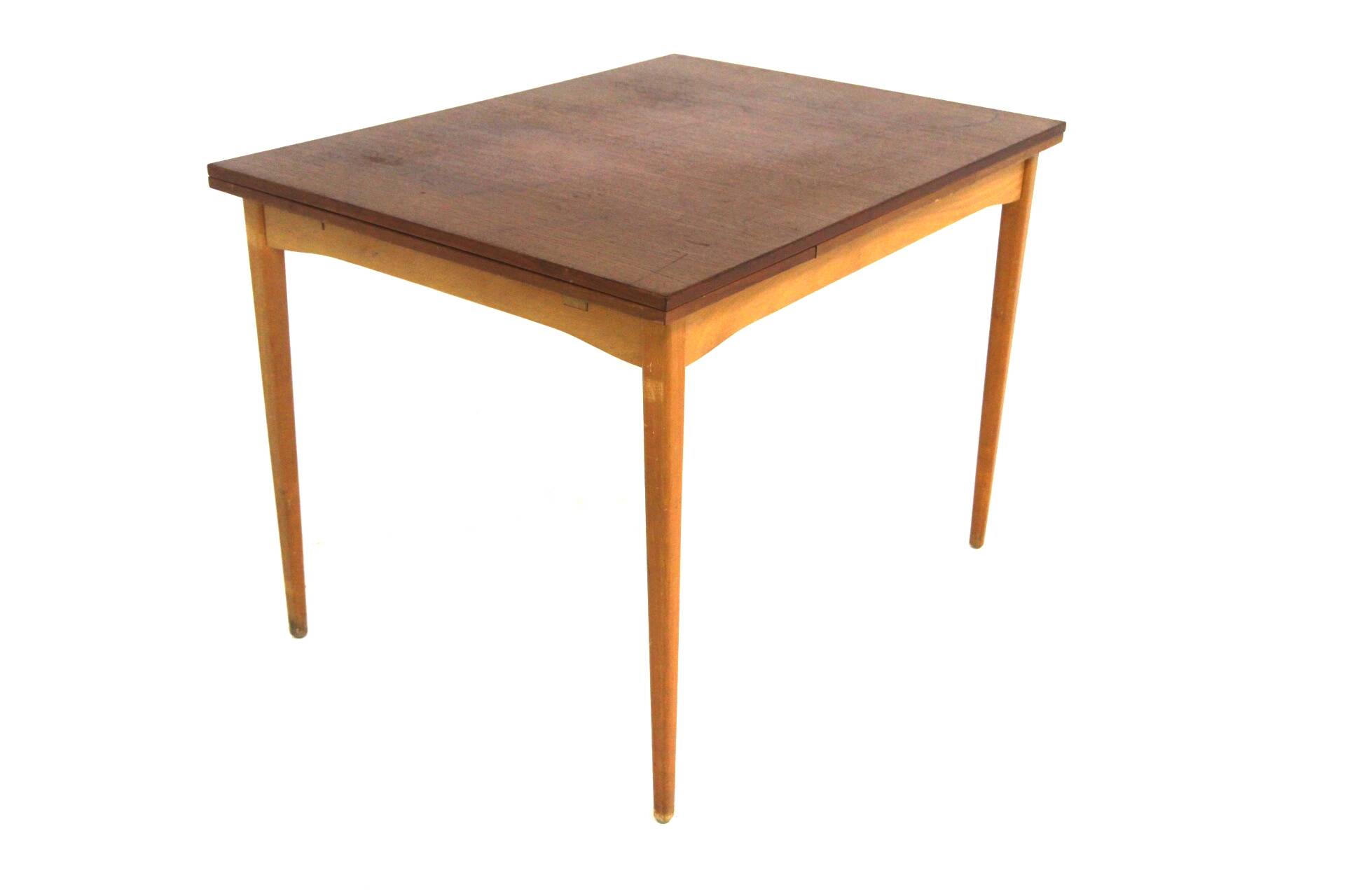 Teak “portfolio” dining room table, Sweden, 1960s