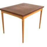 Teak “portfolio” dining room table, Sweden, 1960s