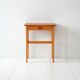 Table de chevet vintage scandinave en chêne clair
