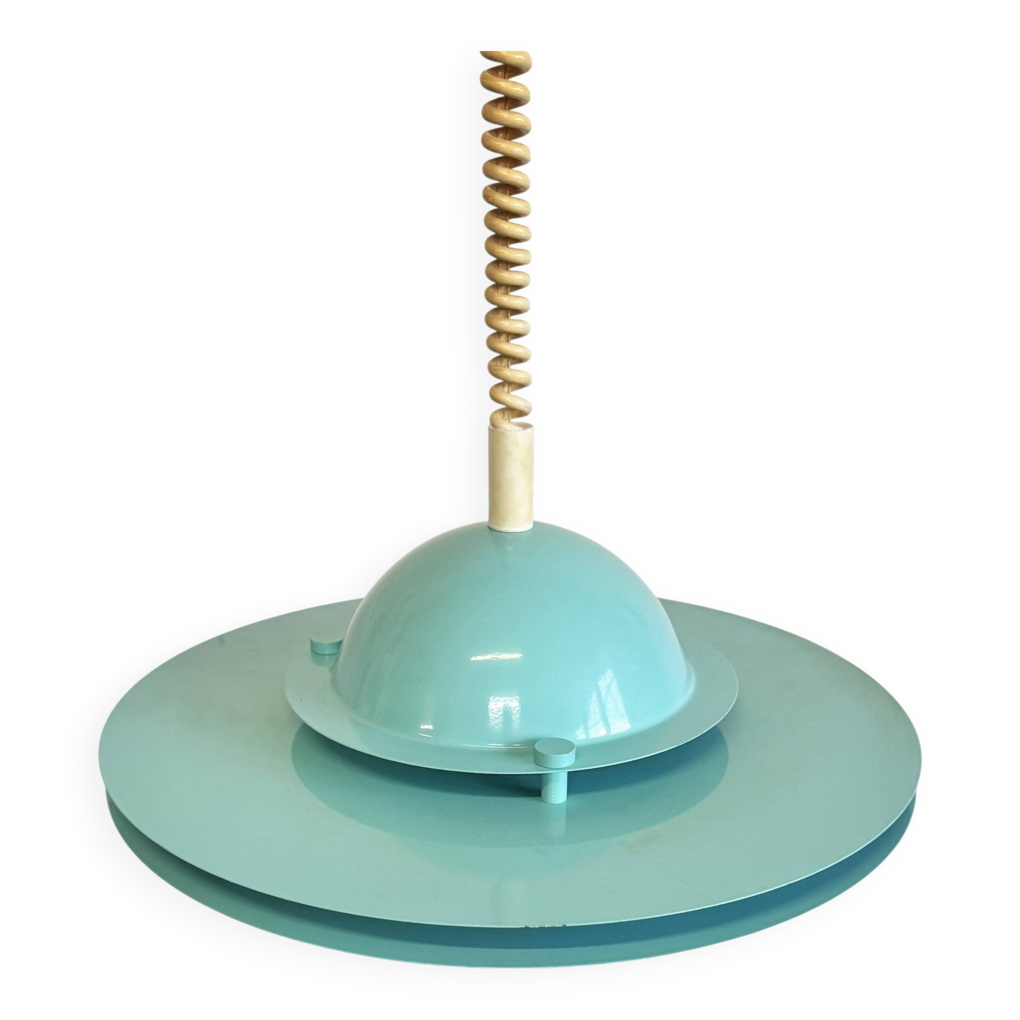 Adjustable UFO Pendant Lamp, 1980s, Vintage