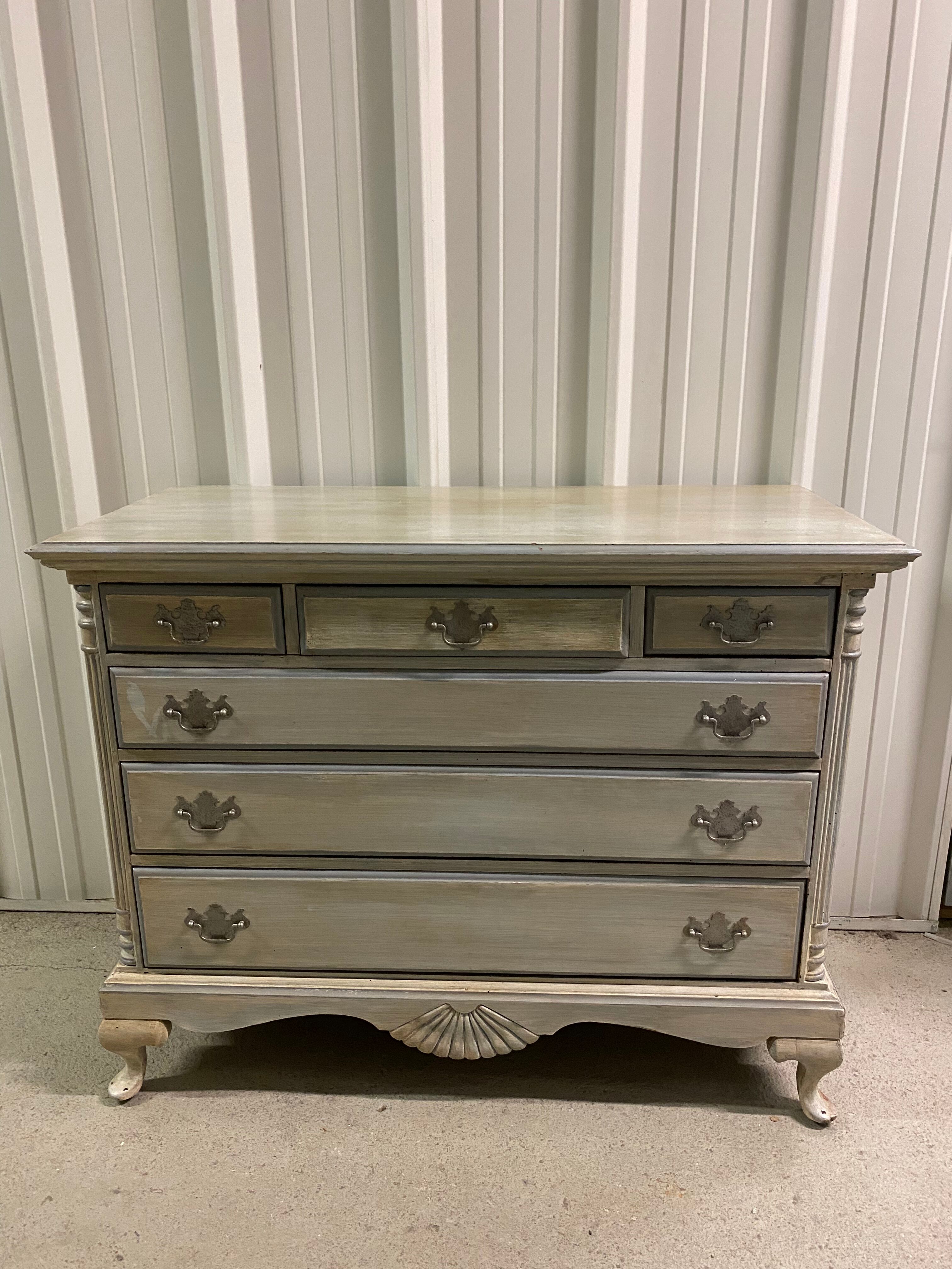 Painted chest of drawers