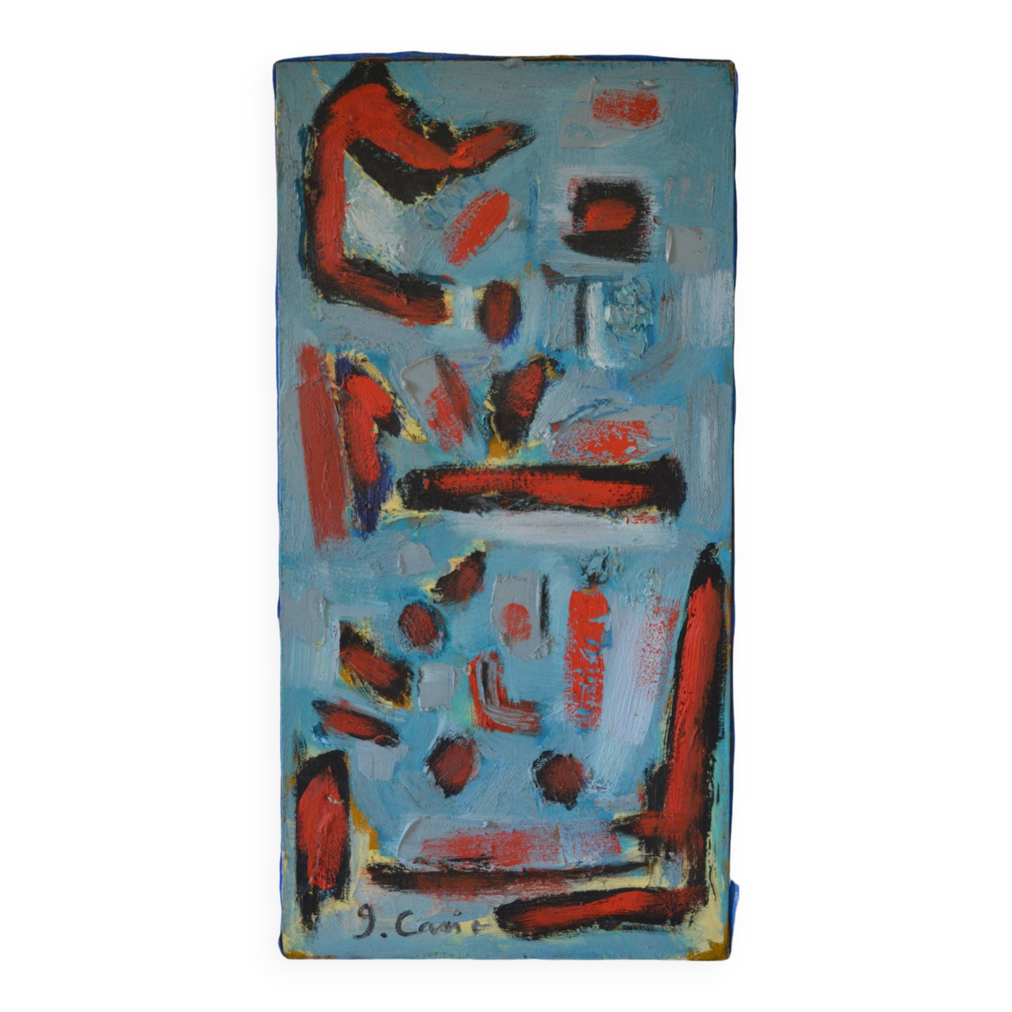 HST abstract painting mid-20th century CoBrA art brut