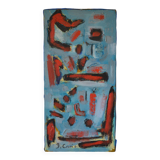 HST abstract painting mid-20th century CoBrA art brut