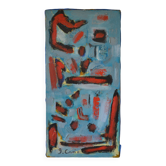 HST abstract painting mid-20th century CoBrA art brut