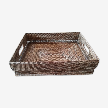 Wicker tray