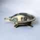 Abalone shell & alpaca silver turtle box, Mexico, 1970
