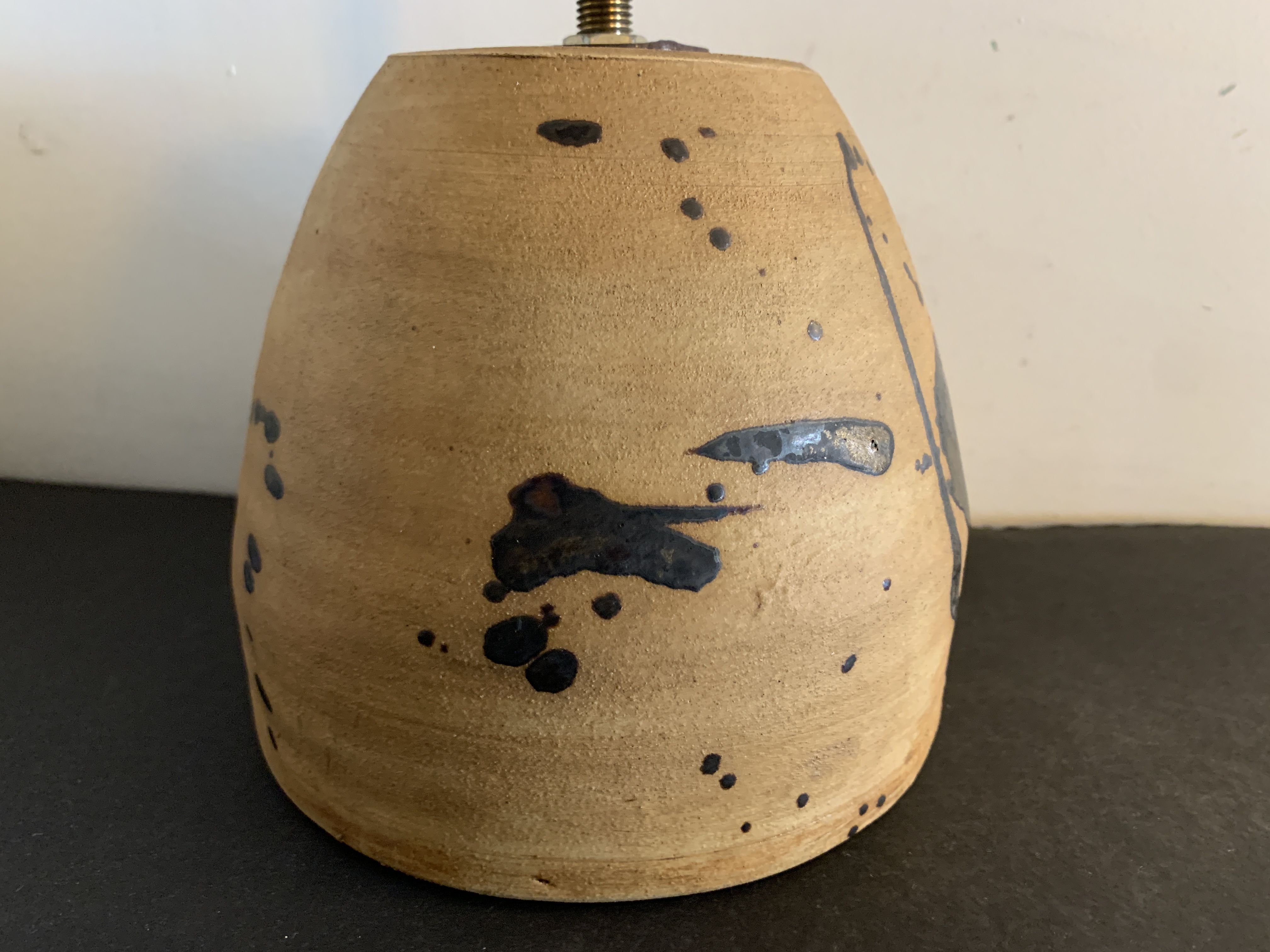 Ceramic lamp foot Pottery of the Dove
