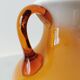 Vase vintage : verre Prokuplje fait à la main, Yougoslavie