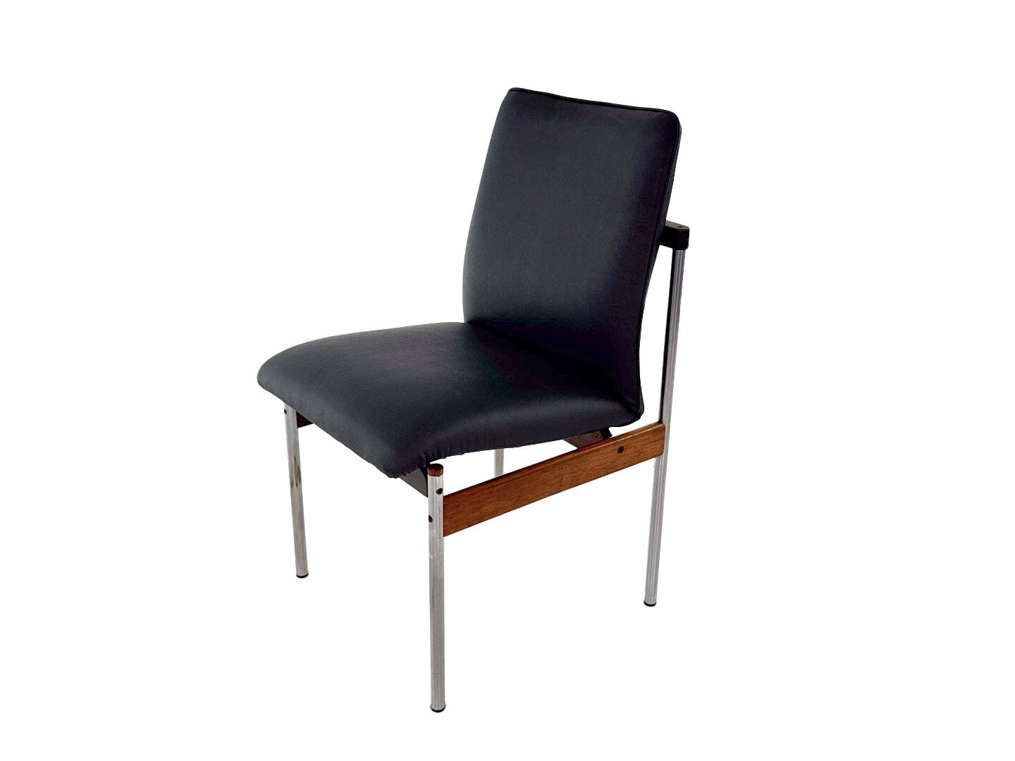 6 vintage rosewood dining chairs by C. Denekamp for Thereca