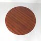 Vintage teak table with 6 narrow and 1 wide style, 1980s.