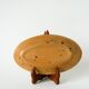 Small glazed stoneware dish, southern pottery, 1960