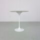 Eero Saarinen White Vintage Tulip Side Table for Knoll, 1960