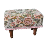Foot rests floral tapestry