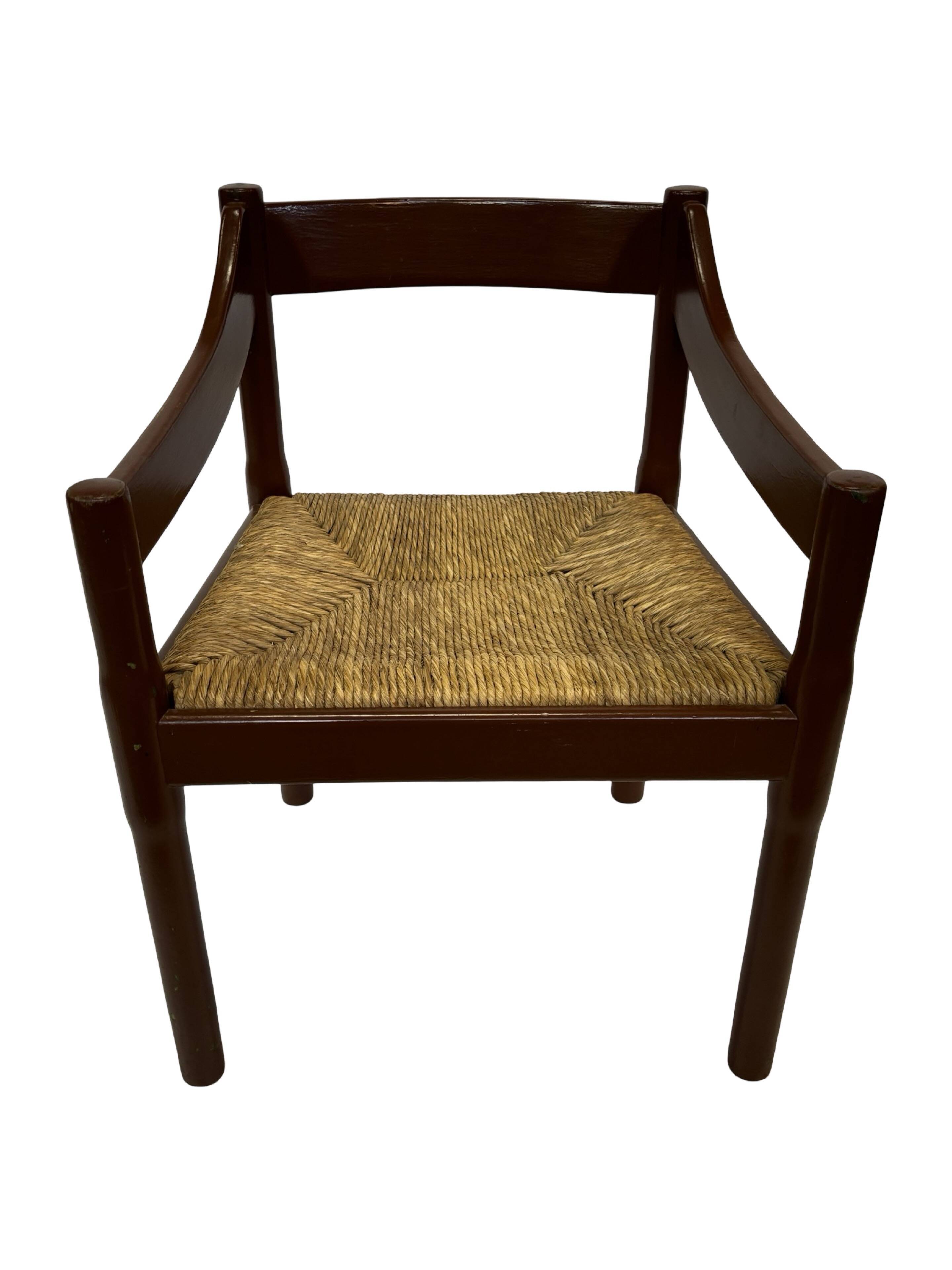 Carimate chair model 892 Vico Magistretti for Cassina