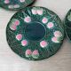Six dessert plates in earthenware.