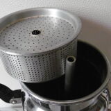 Vintage stainless steel coffee maker 50s