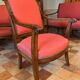 Empire lounge set: gondola bench with 4 legs + 6 matching armchairs