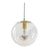 Transparent glass suspension