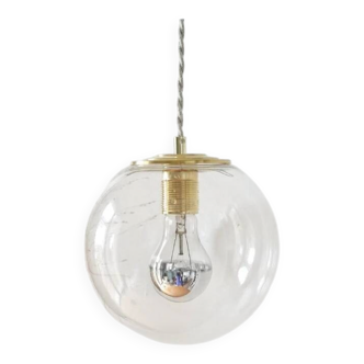 Transparent glass suspension