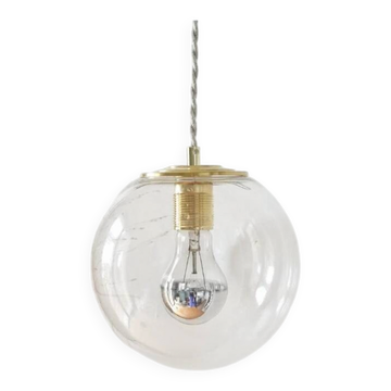 Transparent glass suspension