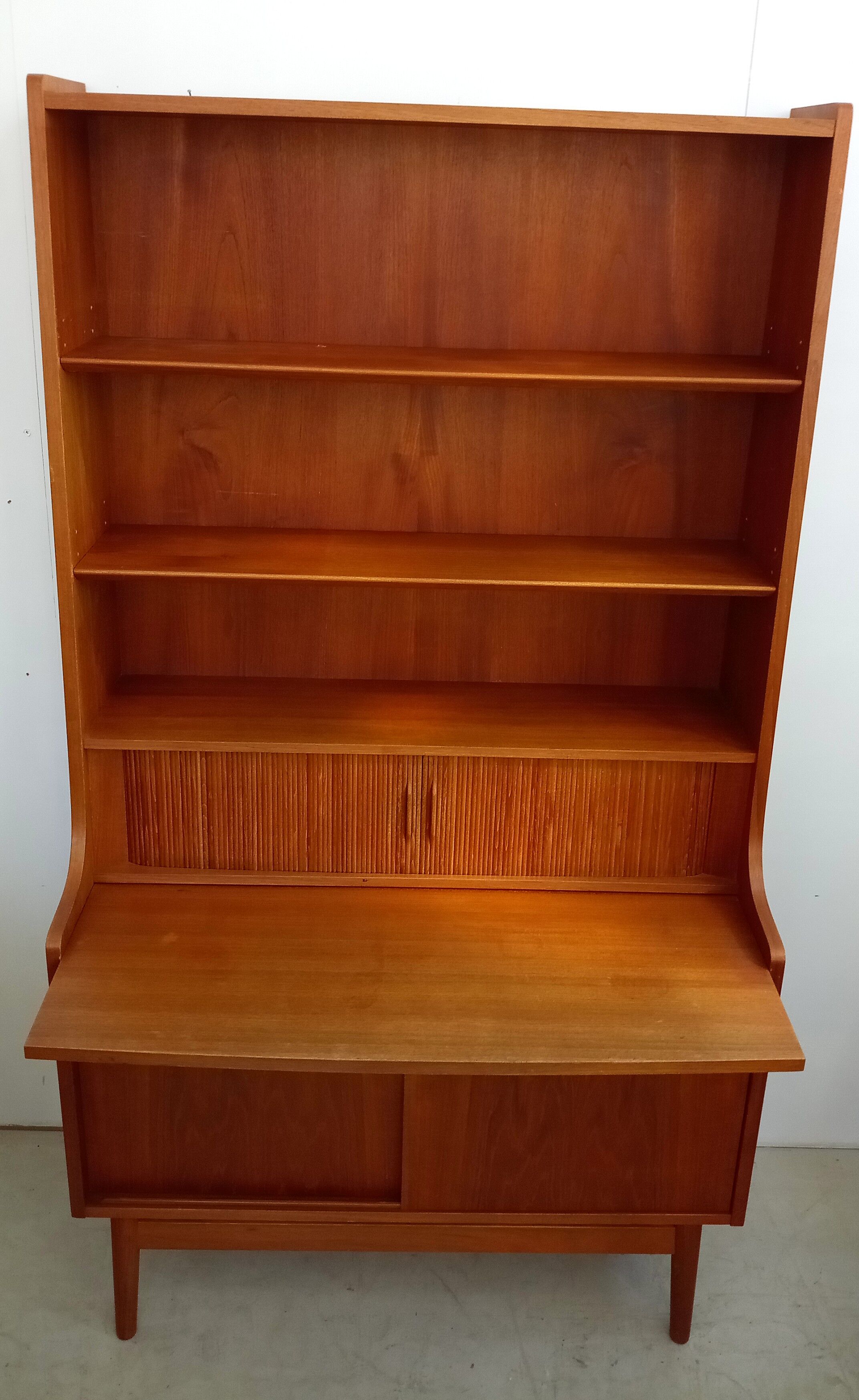 Secretary desk in teak by Johannes Sorth for BM mobler, denmark, 60s