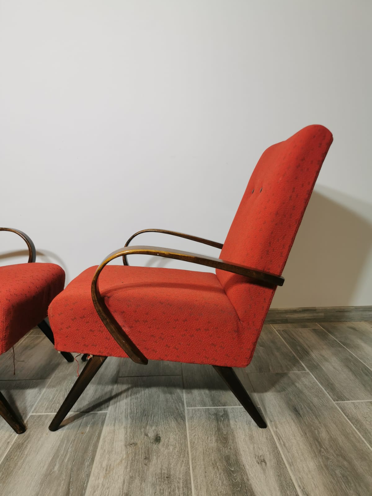 Vintage armchairs by Jaroslav Smidek