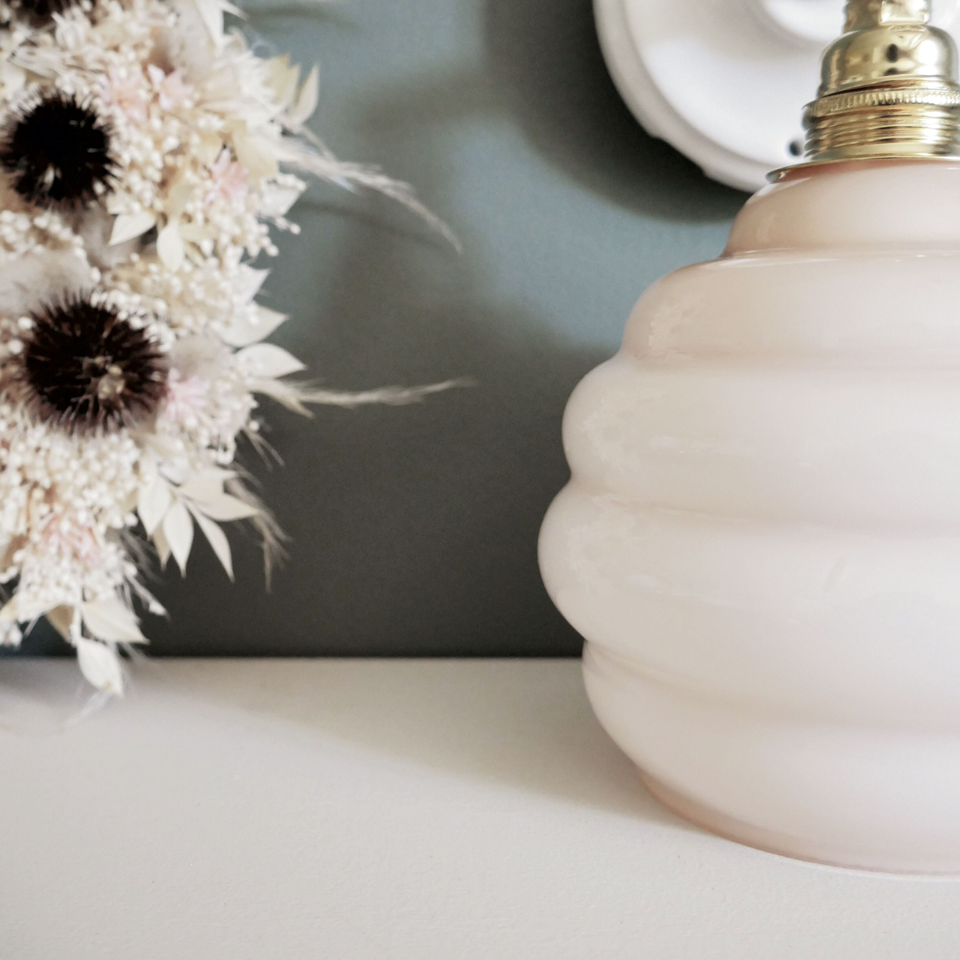 Clichy glass wall lamp