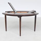 Niels Otto Moller model 15 dining table in rosewood Denmark 1960