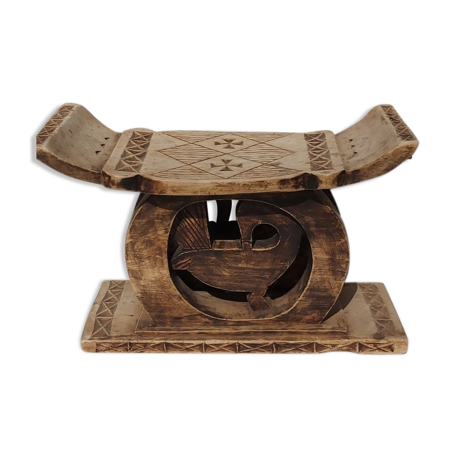 Ashanti Ghana African wood stool