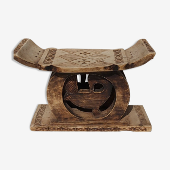 Ashanti Ghana African wood stool